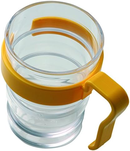 Easy Grip Cup Handle for Better Control, gripping and to Reduce Spills. Ideal for Those with Weak Grip, Poor Motor Skills, Reduced Dexterity, Parkinson's, Arthritis or The Elderly. No Spill
