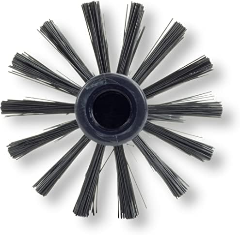 SPARTA Multi-Purpose Valve Brush Pipe Brush, Round Brush with Polyester Bristles, Color Coded for Commercial Cleaning, Kitchen, Restaurant, Bathroom, Plastic, 7.1 X 4 X 7.1 Inches, Black