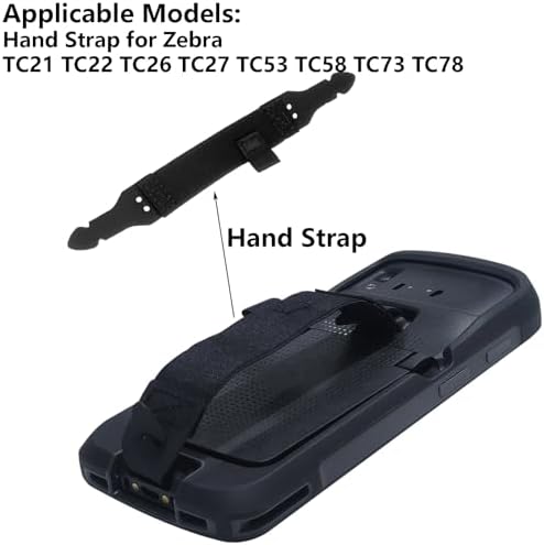 5 PCS Hand Strap/Wrist Strap for Zebra TC21 TC22 TC26 TC27 TC53 TC58 TC73 TC78 Mobile Handheld Barcode Scanner,Holder Wrist Band Support Phone Bar Code Scan Reader