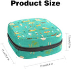 Period Bag,Sanitary Napkin Storage Bag,Boxer Dog Beer Umbrella,Tampon Bag for Purse