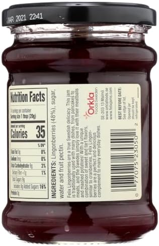Felix Wild Lingonberry Jam (283g) - Pack of 6