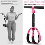 2026 Upgraded Durable Pedal Resistance Band with Handle, Thickened Latex Tubes and Soft Foam Fabric Foot Pedal, Sit Up Exercise Equipment for Abdomen, Waist, Arm, Core/ABS, Leg, Physical Therapy