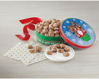 The Swiss Colony Mini Butter Toffee Gift Tin – Milk Chocolate Covered Crispy Butter Toffee with Almonds Candy for Gift Baskets, Chocolate Treats for Snacking and Gifting