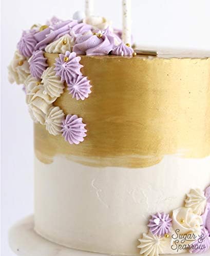 Luster Dust - Gold Pearl (4g 1x Jar) | Edible Vegan Dust & Paint for Cake Decorating, Ice Cream, Desserts, Cocktails and Beverages by Bakell