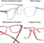 Yogo Vision 2 Pack Bifocal Reading Glasses Readers for Men Women Anti Glare Lightweight Eyeglasses