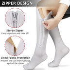 Ailaka Medical 15-20 mmHg Zipper Compression Socks Women Men