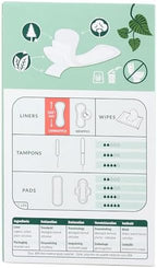 Natracare Natural Organic Curved Panty Liners, with Certified Organic Cotton, Ecologically Certified Cellulose Pulp and Plant Starch (1 Pack, 30 Liners Total)