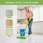 4 PCS Mop Slippers for Floor Cleaning, Microfiber Cleaning House Mop Slippers, Adjustable Size, Reusable Shoe Covers for Floor Cleaning