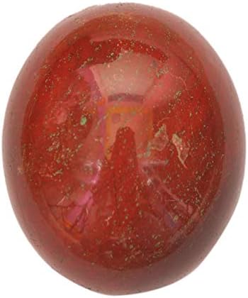 Wholesale Gem Shop Natural Quartz Red Jasper 40-45 mm Ball Sphere Gemstone A+ Hand Carved Crystal Altar Healing Devotional Focus Spiritual Chakra Cleansing Metaphysical Gift for Men Women with Stand