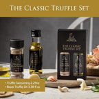 TruffleHunter - Classic Truffle Set - Truffle Seasoning & Black Truffle Oil Gourmet Food Condiments