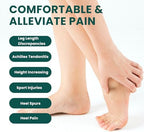 Adjustable Heel Lift Inserts for Shoes - Bukihome Orthopedic Shoe Lift for Uneven Legs 4 Layers Height Increase Insole for Heel Pain,Heel Spur,Achilles Tendonitis,(M,Women 9-11.5/Men 7-9.5),2 Pairs