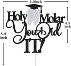 Holy Molar You Did It Cake Topper,Congrats Dentist/Future Doctor, Class of 2026 Medical School College Graduation Party Decorations Supplies