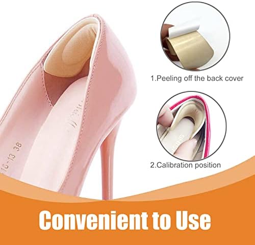 16 Pairs Shoe Filler Heel Pads for Womens Shoes - Shoe Filler for Too Big Shoes Women with Toe Inserts, Toe Inserts for Too Big Fit