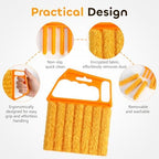 2 Pcs Blind Cleaner Duster Tool,Blind Dusters for Cleaning,Cleaning Brush,7 Finger Dusting Cleaner Tool for Window & Air Conditioner,Window Blinds Cleaner Microfiber Washable