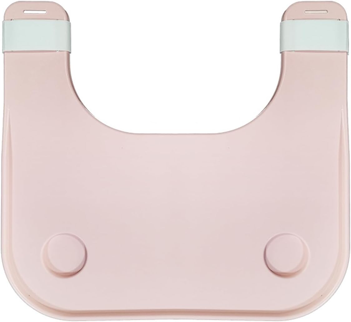 Wheelchair Lap Tray, Removable Wheelchair Tray Table for Adult Elderly Eating Reading Sturdy ABS Plastic Wheelchair Dining Table Board,Pink