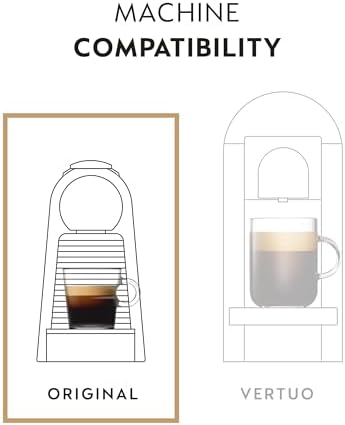 Nespresso Capsules Original Line, Stockholm Fortissio Lungo, Dark Roast Coffee, 50 Count Coffee Pods