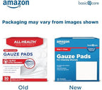 Amazon Basic Care Gauze Pads, 4x4" Sterile Medical Wound Dressing Sponges, 12-Ply, Extra Absorbent, for Cleaning, Covering & Cushioning Cuts & Minor Injuries, 50 Count, 1-Pack (Previously All Health)