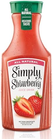 SIMPLY STRAWBERRY JUICE DRINK, 52oz