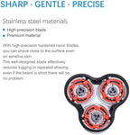 SH90 Replacement Shaver Heads Compatible with Philips Norelco Series 9000, Replacement Blades Compatible with Philips Electric Shaving Series 9000 and Series 8000 (Includes Base)