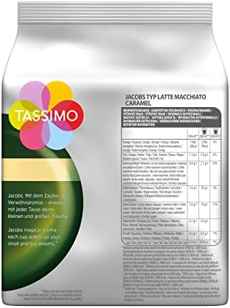 Tassimo Jacobs Latte Macchiato caramel, 5er Pack (5 x 268 g)