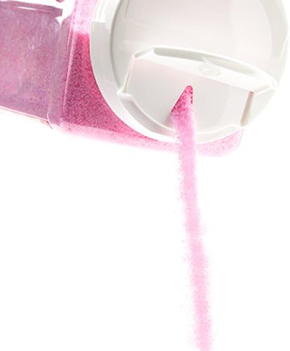 The Candery Cotton Candy Floss Sugar Strawberry Flavor- Reusable Plastic Jars - Easy Pour and Scoop Spout - 48oz 3LB