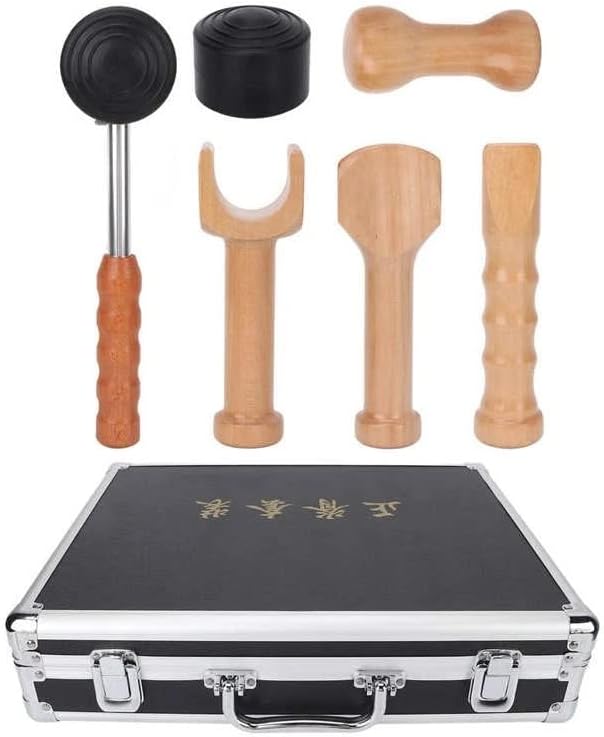 Excellent Chiropractic Hammer and Chisel, Hammer Positive Hammer Therapy Tool, Bone Setting Sleeve Traditional Chinese Medicine Correction Spine