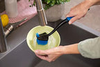 Chef Craft Deluxe Plastic Dish Brush, 12 inch, Color May Vary