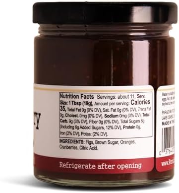 Paradigm Foodworks Cranberry Fig Conserve, 7 Ounce