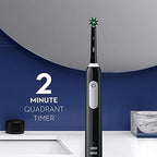 Oral-B Pro 1000 CrossAction Electric Toothbrush, Black and White, 2 Count