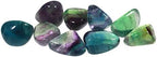 CrystalAge Rainbow Fluorite Tumble Stones (20-25mm) - Pack of 5