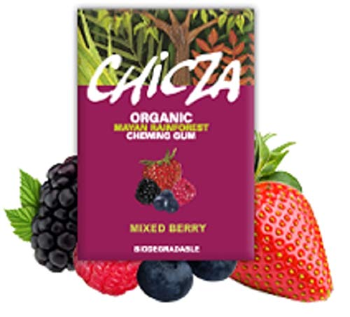 Natural Mayan Chewing Gum "Chicza" - Box Of 10 x 12 Mixed Berry Gums