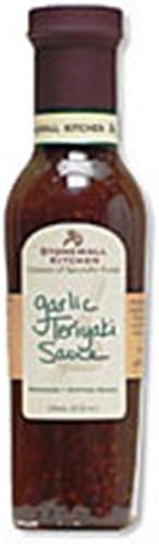 Stonewall Kitchens Garlic Teriyaki Sauce 11-Ounce Jars (Pack of 6)