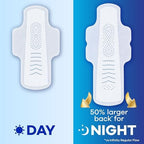 Always Infinity Feminine Pads for Women, Flexfoam Pads with Wings, Size 4, Overnight Absorbency, Unscented, 78 Count (3 Packs of 26)
