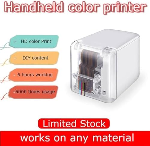 Edible Printer Machine,Mini Color Inkjet Food Printer, Portable Handheld Edible Printers with APP Control for Custom DIY Patterns