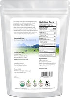Organic Chocolate Whey Protein Powder Concentrate - Grass Fed & Raised in USA - Non GMO, Gluten Free & Undenatured - No Sugar Added, Sweetened With Stevia - No Hormones or Antibiotics - 1 lbs