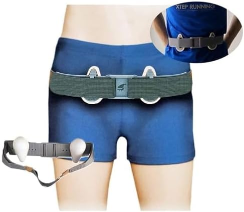 Adjustable Hernia Belt for Men, Hernia Support Truss for Inguinal Groin Hernias Left Or Right Side Waist Strap Inguinal Hernia Support with Removable Compression Pads