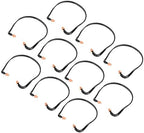 FOMIYES 20pcs Noise Blocking Earplugs Banded Ear Plugs for Work Comfortable Non-Itchy Non-Painful for Learners Office Workers