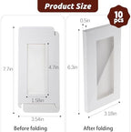 Chocolate Bar Box Gift,10PCS Food Safe chocolate Bar Gift Box Compatible with Godiva,6.3 * 3.1 * 0.4 Inch