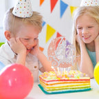 Four Ever Sweet Cake Topper, Four Ever Young, Hello 4, Cheers to 4 Years, Happy 4th Birthday Party Decorations for Kids Rose Gold and Silver Glitter