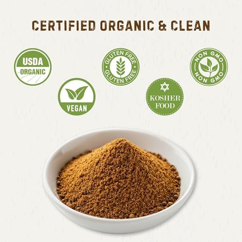 Organic Cumin Powder 15.52 oz – Ground Cumin for Cooking & Seasoning – USDA Organic, Gluten Free, Non-GMO, Kosher – The Holly Tree