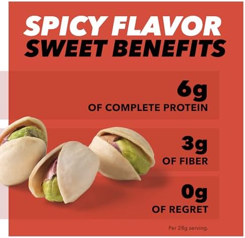 Wonderful Pistachios In Shell, Sweet Chili Flavored Nuts, 14 Ounce Bag, Protein Snacks, Gluten Free, Healthy Snack