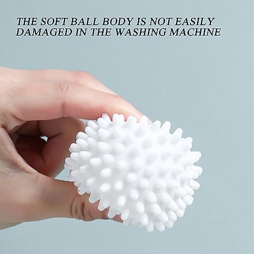 2pcs Silicone Hedgehog Laundry Balls, Anti-tangling and Stain-Removing Laundry Balls for Household and School Washing Machines