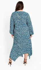 Avenue Women's Plus Size Eve Pleat Dress