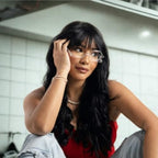 2 Pairs Makeup Reading Glasses Magnifying Make up Spectacles Flip Down Cosmetic Womens Reading Glasses