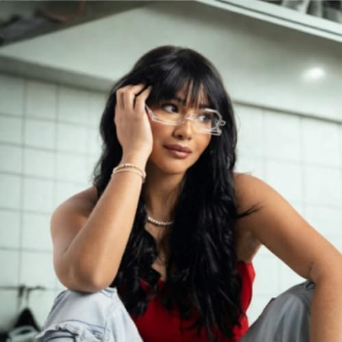 2 Pairs Makeup Reading Glasses Magnifying Make up Spectacles Flip Down Cosmetic Womens Reading Glasses