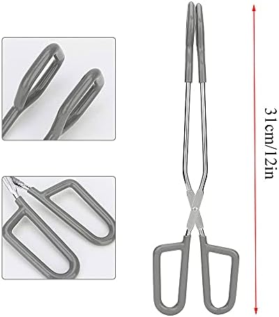 TopHomer Toilet Aid Toilet Paper Tongs Toilet Wiping Aid Tongs 12" Long Toilet Paper Tongs Ergonomic Length Design for Elder Pregnant Women Handicapped