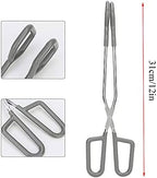 TopHomer Toilet Aid Toilet Paper Tongs Toilet Wiping Aid Tongs 12" Long Toilet Paper Tongs Ergonomic Length Design for Elder Pregnant Women Handicapped