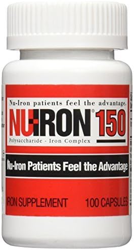150 Capsule Supplements, 100 Count by Nu-Iron