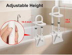 YEEGO DIRECT Bathtub Safety Rail, Height Adjustable Shower Bathtub Grab Bars for Seniors, Innovative Triple Grip Bathtub Handles for Seniors, Waterproof Frame, 300 LBS Weight