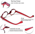 JOSCHOO 5 Pack Retro Round Reading Glasses Mini Small Comfortable Readers for Women Men (5 Mix, 1.75)Medium